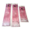 Hot sale custom unique pvc hair extension packing bag packaging with hanger