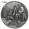 Daniel In The Lions Jesus Metal Figurine Jewelry Coin