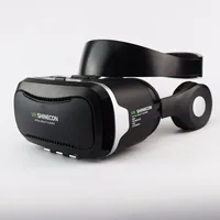 

VR Shinecon 4.0 Stereo Virtual Reality Smartphone 3D Glasses Headset Google BOX + Headphone/Control Button for 3.5-5.5' Mobile