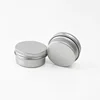 In Stock 15ml 15g Small Empty Cosmetic Aluminum Jar And Packaging Round Metal Box Mint Tin Can Packaging Lip Balm Tin (NAL01C)