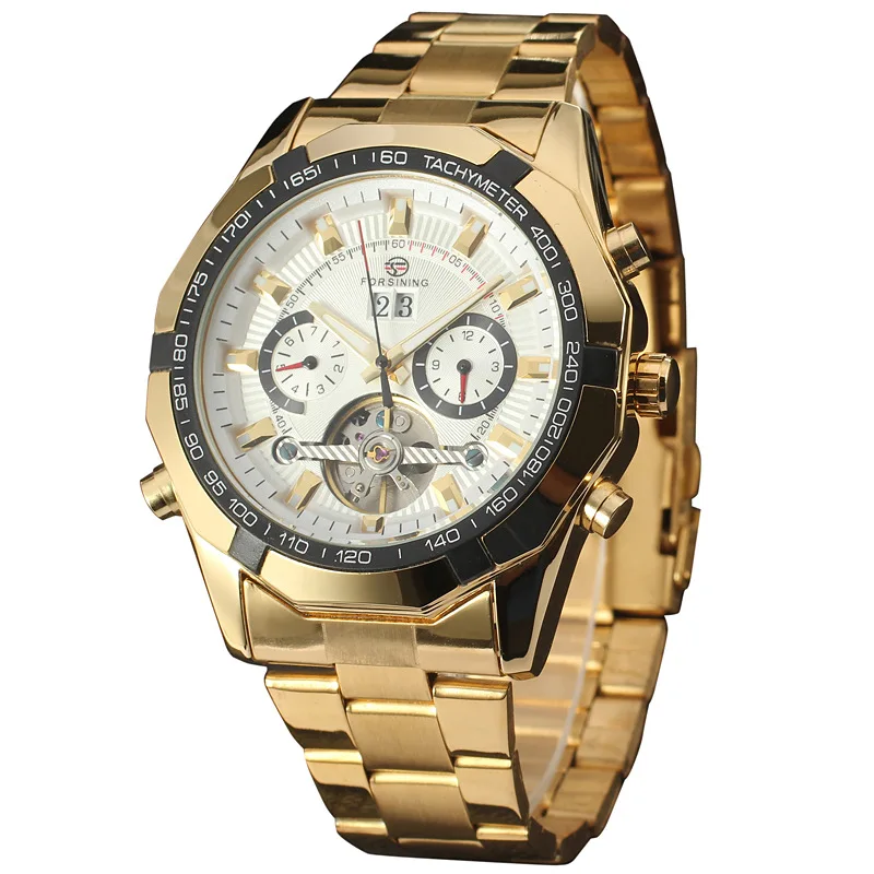 FORSINING Men's Watch Fashion Automatic Stainless Steel Bracelet Luxury Analog Dress Waterproof Wristwatch, 8 colors
FORSINING Men's Watch Fashion Automatic Stainless Steel Bracelet Luxury Analog Dress Waterproof Wristwatch, 8 colors