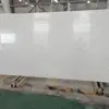 Wholesale artificial stone countertop pure white quartz slab