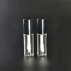 Luxury cosmetic packaging plastic oval lip balm container 3ml 5ml 10ml lipstick tube