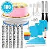 2018 Hot Sale plastic cake turntable tools set rotating cake decorating tips set / cake stand / cake decorating kit tools