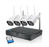 HD 960P plug and play 1TB HDD 4ch wifi nvr wireless security camera system