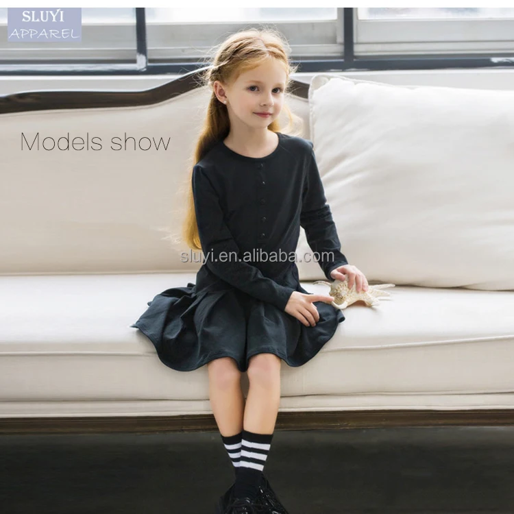 nnmodels,jeffsmodels europe new girls black solid color ruffle dress thin models prom
