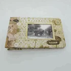 Manufacturer handmade customizable paper scrapbook photo album for memory