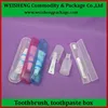Hot sale custom plastic portable colorful travel toothbrush case,Golden supplier toothbrush travel set