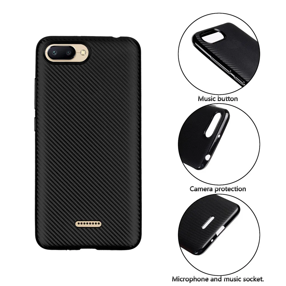 Wholesale Carbon Fiber Flexible Soft TPU 360 Full Protective Mobile Phone for Redmi 6A
Wholesale Carbon Fiber Flexible Soft TPU 360 Full Protective Mobile Phone for Redmi 6A