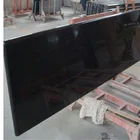 Black galaxy granite tiles for floor paving