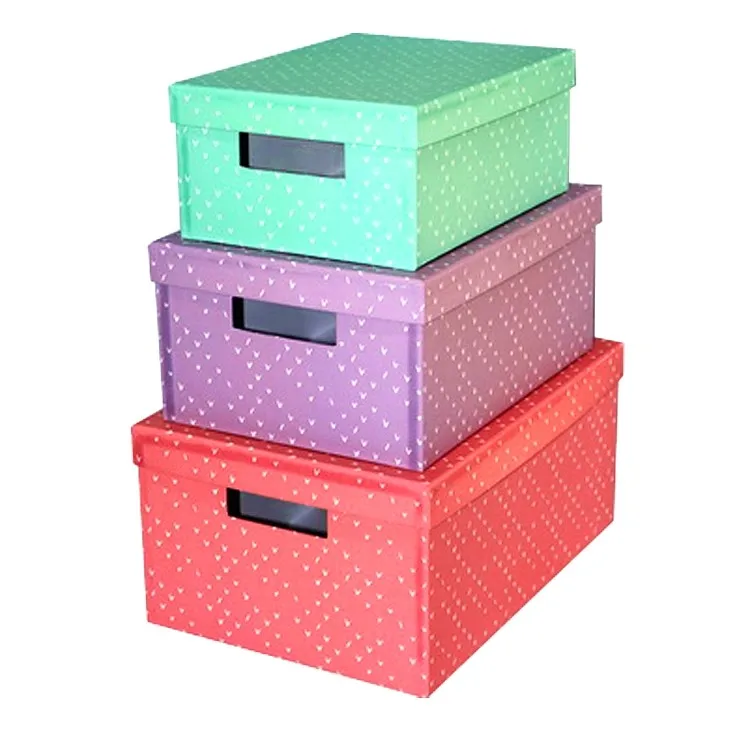 box gift box home storage organization paper box set of 4