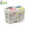 Ocbestjet 130ML/PC For Canon 102 104 Empty Refillable Ink Cartridge With Chip For Canon iPF 650 655 750 755 760 765 Printer