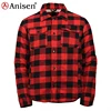 high quality 100% cotton check winter flannel shirt men