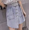 New Fashion Model Girls Jeans Skirt A-line Short Mini Skirt