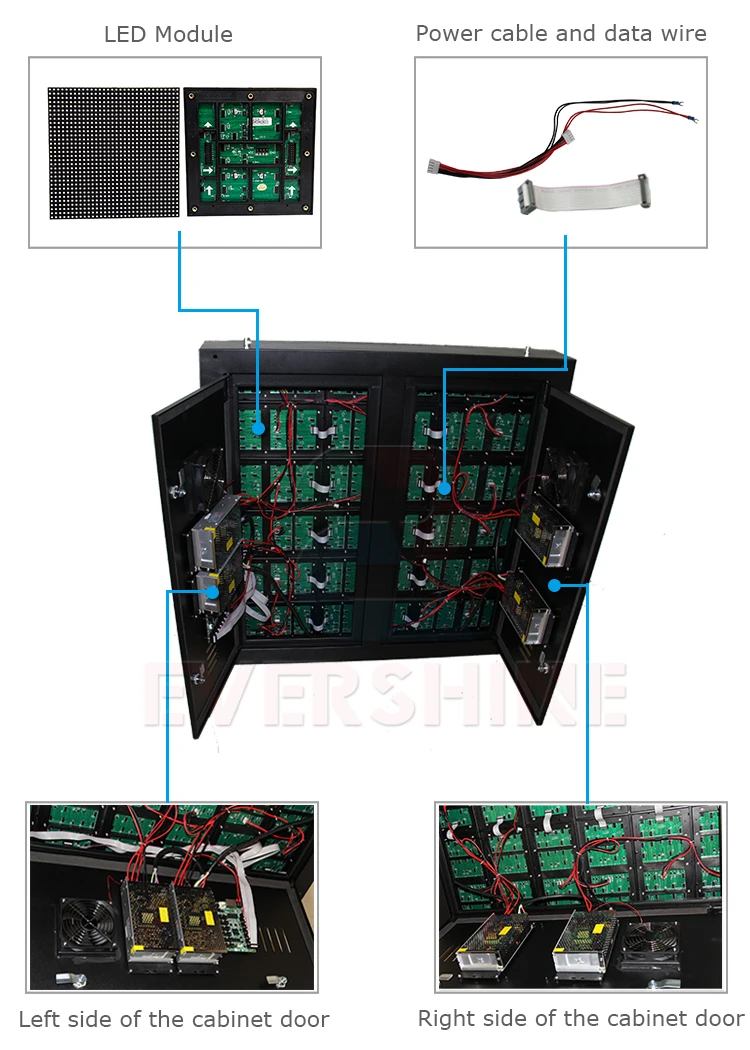 HD smd led display outdoor p5 led display modules Fixed installation video outdoor waterproof led billboard p5 advertising  (9)