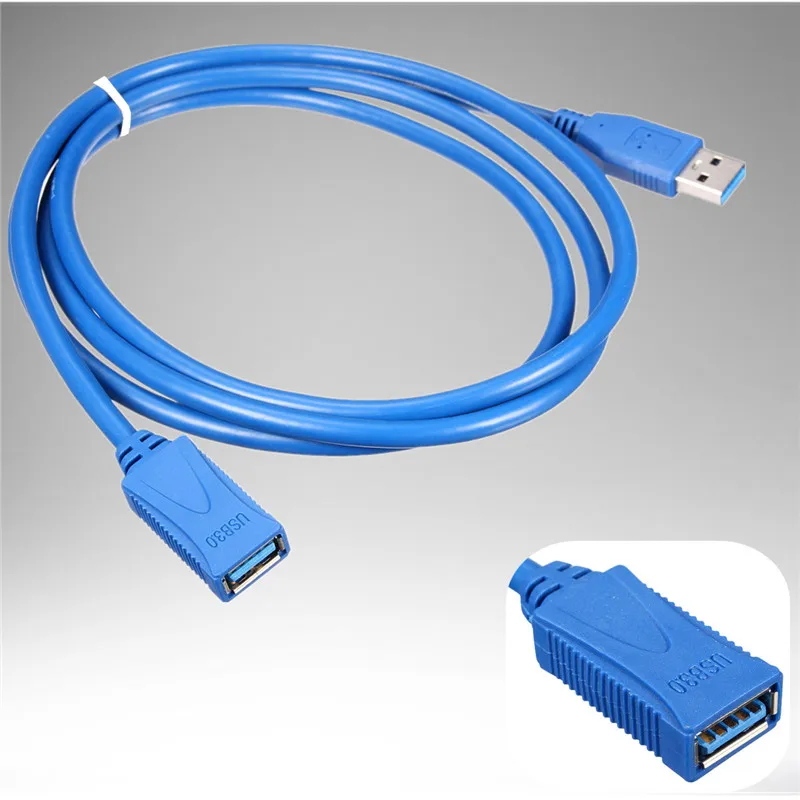 1.5m USB 3.0 M/F Extension Data transfer Sync 5Gbps male to Female Extension Cable Super Speed Cable Connector Adapte
1.5m USB 3.0 M/F Extension Data transfer Sync 5Gbps male to Female Extension Cable Super Speed Cable Connector Adapte