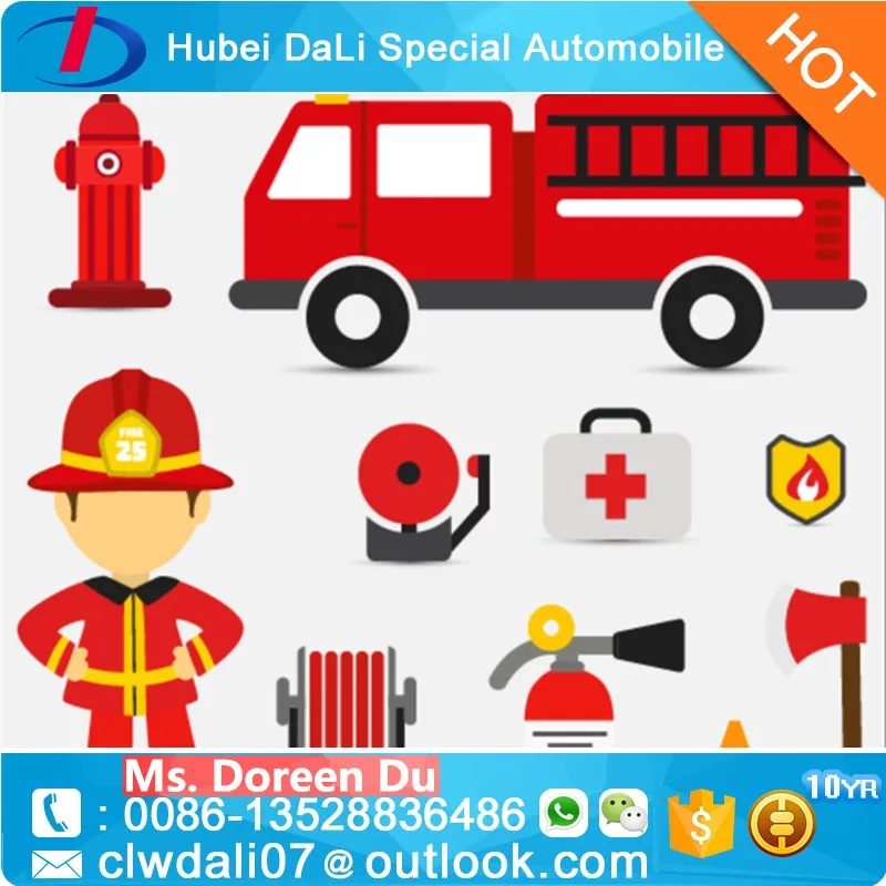Sinotruk Howo 4x2 Dry powder water and foam fire truck with CB10/40 fire pump 