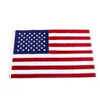 rectangle Custom Embroidered Polyester National Country American usa Flag