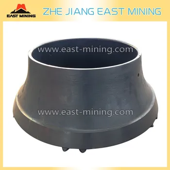 Crusher bowl liner wear plate Mn18 High Manganese Steel