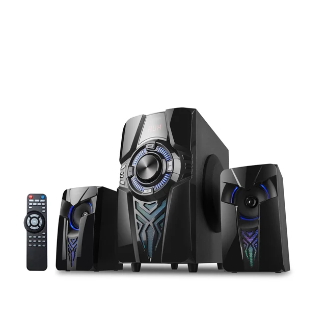 SATE- No MOQ small order Remote control Subwoofer PC Computer Multimedia 2.1 Speaker AS-639BL - ANKUX.COM