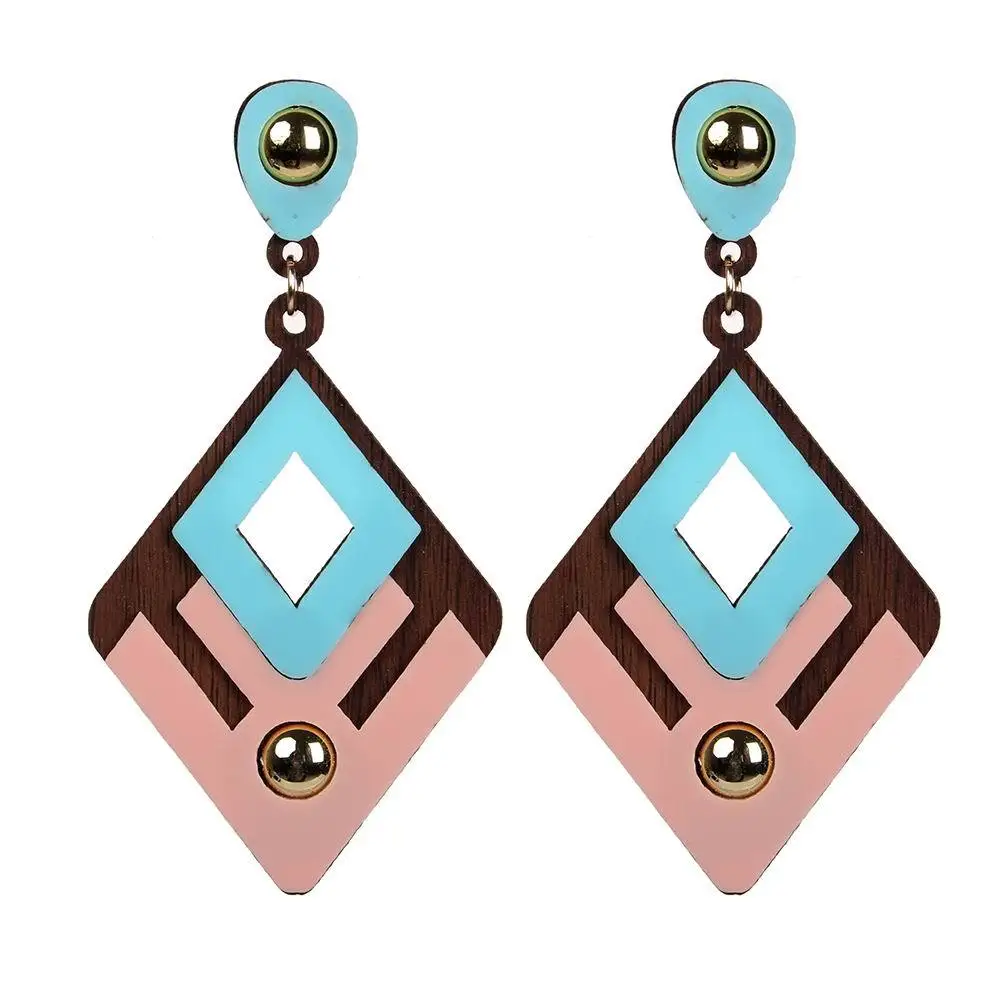 wooden earrings resin ethnic earrings, Red green;red powder;black and white;pink;blue gray;coffee white
wooden earrings resin ethnic earrings, Red green;red powder;black and white;pink;blue gray;coffee white