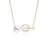 0625-7 silver chain freshwater pearl pendant necklace turkish bali pearl jewelry wedding saudi arabia jewelry price of pearls