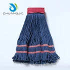 Magic polyester cotton wet cleaning mop pads head for floor clean