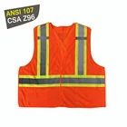 Mesh police reflector vest with pockets traffic vest