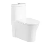 Chaozhou sanitary wares elongated american standard shape ceramic bathroom toilet