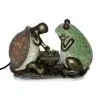 Decorative Antique Colored Animal Frog Turtle Tortoise Figurine Statue Table Light