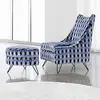 Modern Bedroom Furniture Fabric Arm Accent Chair Lounge Chair Arm Chair Furniture