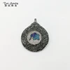 Fashion Jewelry Micro Pave Black Jewelry CZ Zircon Elephant Charm Rhinestone Pendant Unique Animal Pendant