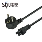 SIPU AC Europe Type Power Extension Cord 3 pin H03VV-F Powercord Cable eu3 pin plug