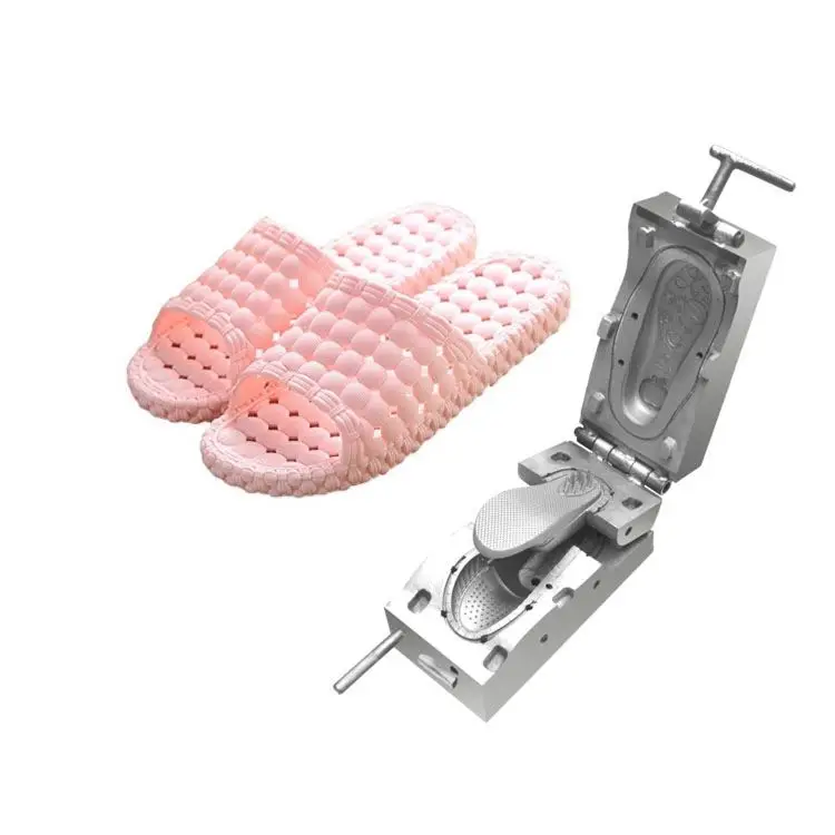 Factory Supplier Plastic Pvc Air Blowing Sandal Mould Making PCU Flats Women Slipper Mold