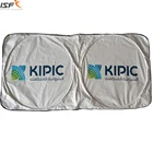 Customized Logo Car Sun Shade Polyester Car Sunshade