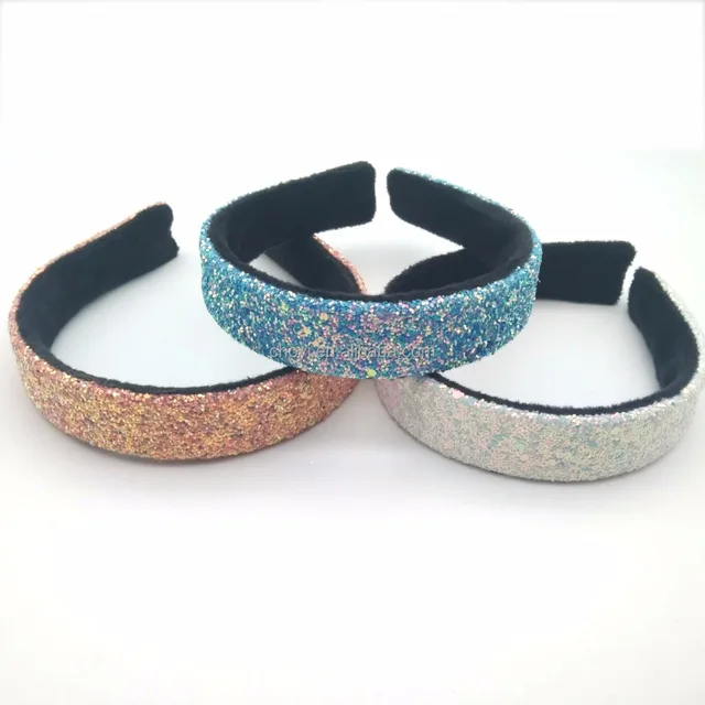 sequins horseshoe headband mermaid headwrap shine glitter head