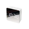 Factory price digital alarm clock wake up light alarm clock LED Mirror table alarm clock