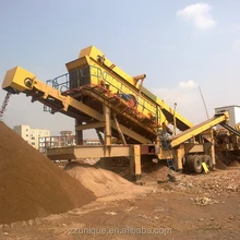 Mobile Type Building Waste Crushing & Screening Plant for Recycling