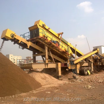 Mobile Type Building Waste Crushing & Screening Plant for Recycling