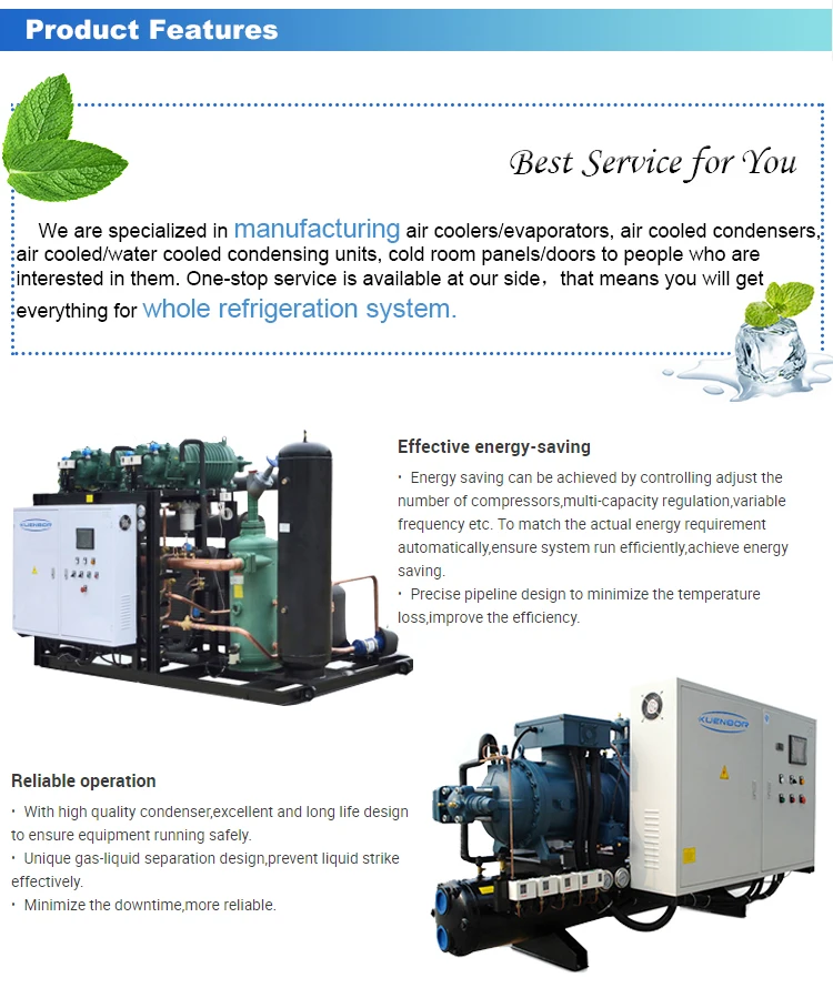 Cold Room Refrigeration Unit Supermarket Condensing Unit View Condensing Unit Kuenbor Or Oem Product Details From Shanghai Kuenbor Refrigeration Machinery Co Ltd On Alibaba Com