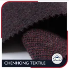 shaoxing manufacturer cheapest wool polyester blend fabric for fancy winter coat
