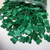 Factory price carvings stone four leaf clover green natural malachite wholesale