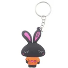 custom shaped custom logo soft PVC rubber keychain for promotional gifts
