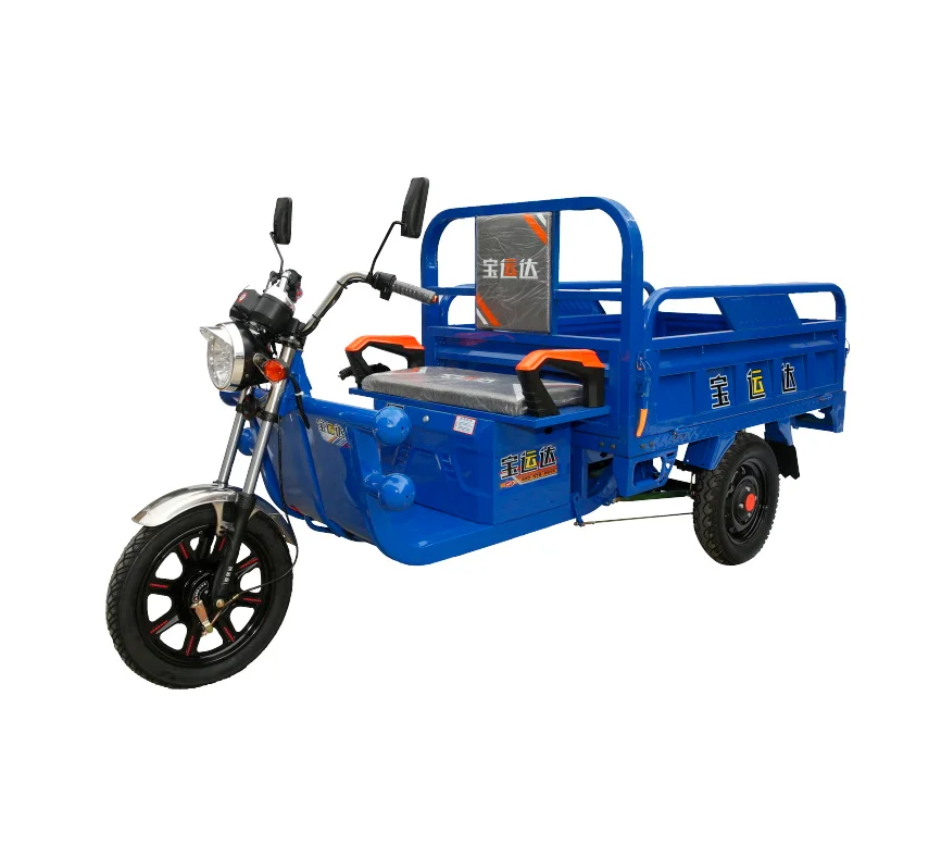 Adulto Elétrica 3 Roda Triciclo Motorizado Para Uso de Carga Do Carro