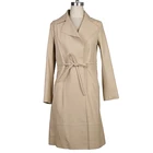 factory Direct Sale Custom Fashion High Quality Women Trench Ladies Long leather Coat Designer