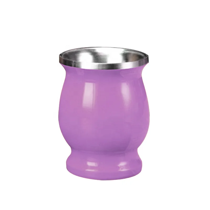 wholesale 230ml double wall stainless steel mate cup with painting, Customized color
wholesale 230ml double wall stainless steel mate cup with painting, Customized color