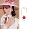 Korean Style S925 Pin Gold Plated Cloth Ball Brass Earrings CZ