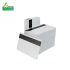 CR80 30Mil Blank White PVC Plastic RFID/Gift/Photo ID Badge Cards with 5/16" HiCo Magnetic Stripe