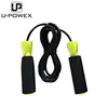 Custom Printed Logo Speed Training Weighted Jump Rope,fitness skipping Latex jump rope light