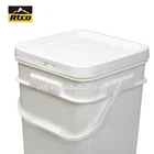RTCO Cheap Price 10 liter plastic rectangular bucket pail